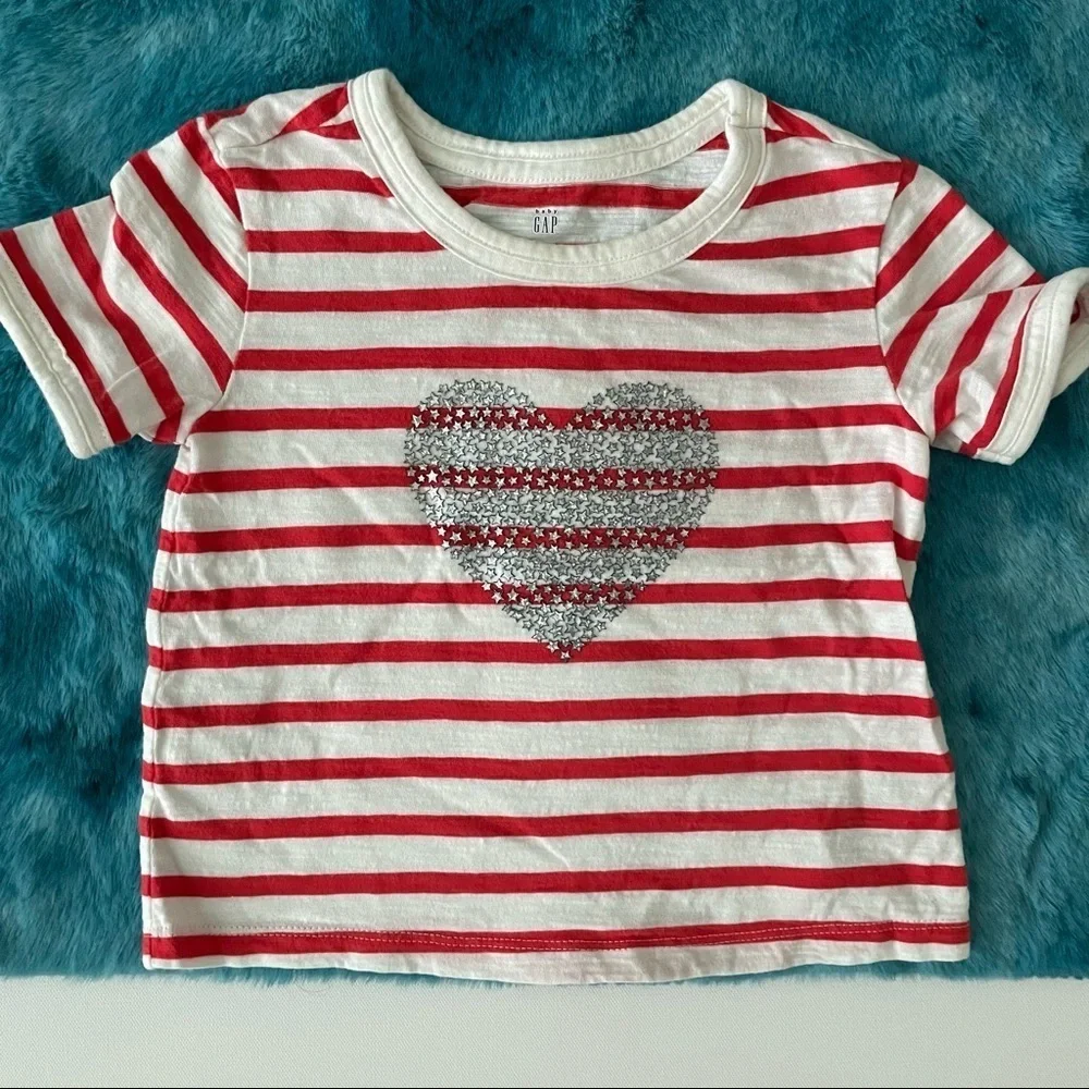 Baby Gap Toddler Girl Short Sleeve Tee Size 2 years